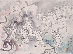入江波光《渡海》